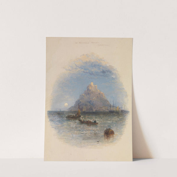 St. Michael&#039;s Mount, Cornwall by Thomas Creswick