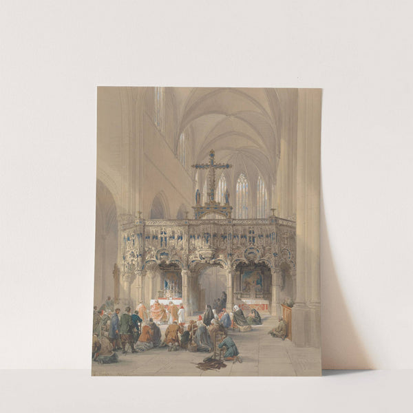St. Michael&#039;s Mount, Ultrecht by Louis Haghe