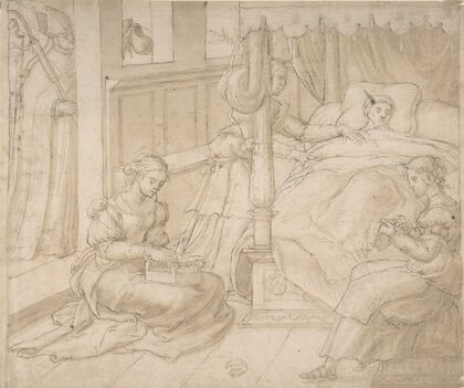St. Nicholas and the Three Daughters of the Poor Gentleman — size preview