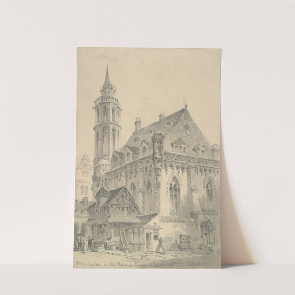 St. Nicholas, Frankfurt by Paul Sandby Munn