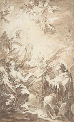 St. Paschal Baylon Adorning the Blessed Sacrament
