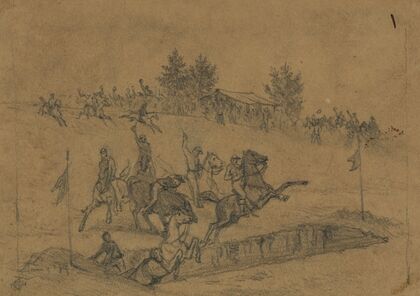 St. Patrick’s Day in the army–Jumping the ditch