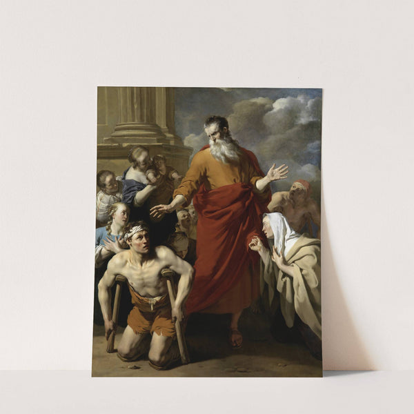 St Paul Healing the Cripple at Lystra by Karel Dujardin
