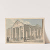 St. Paul&#039;s Church, Covent Garden, after the fire by Edward Dayes