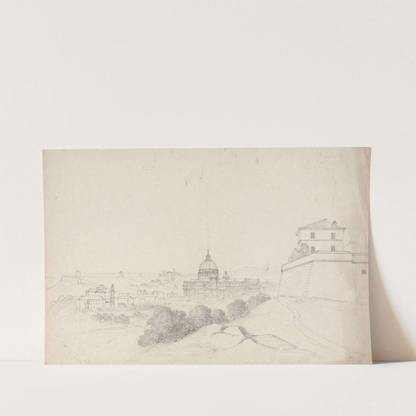 St. Peter&#039;s and Environs, Rome by Isaac Weld