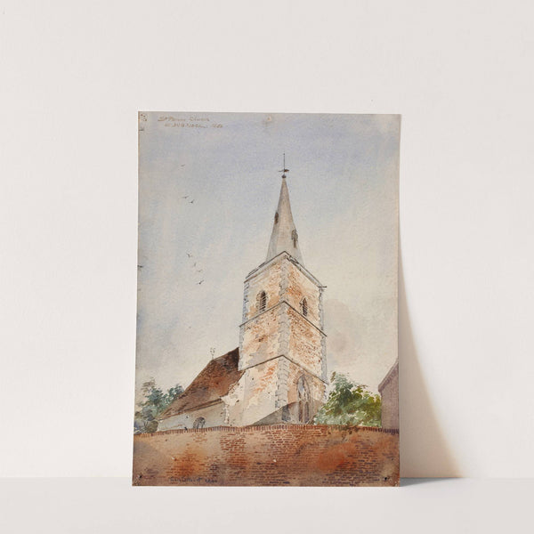 St. Peters Church, Cambridge, England by Cass Gilbert