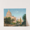 St Peter&#039;s From The Vatican Garden by Rudolf von Alt