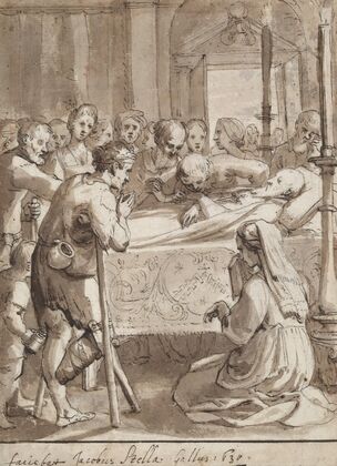 St. Philip visiting a hospital