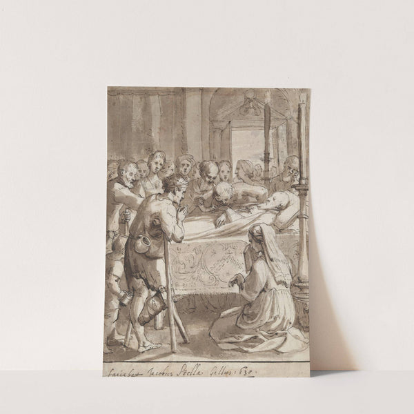 St. Philip visiting a hospital by Jacques Stella