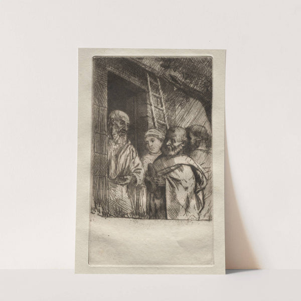 St. Pierre et St. Paul à la porte du Bonhomme Misère (c. 1857–1911) by Alphonse Legros