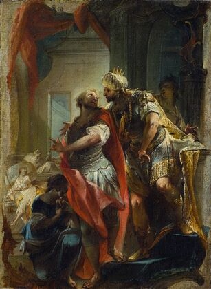 St. Sampson With Emperor Justinian