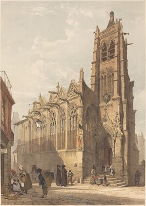 St. Séverin, Paris (1839)