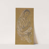 St Theophilus and the Angel – Study of a Court Lady by Sir Edward Coley Burne-Jones