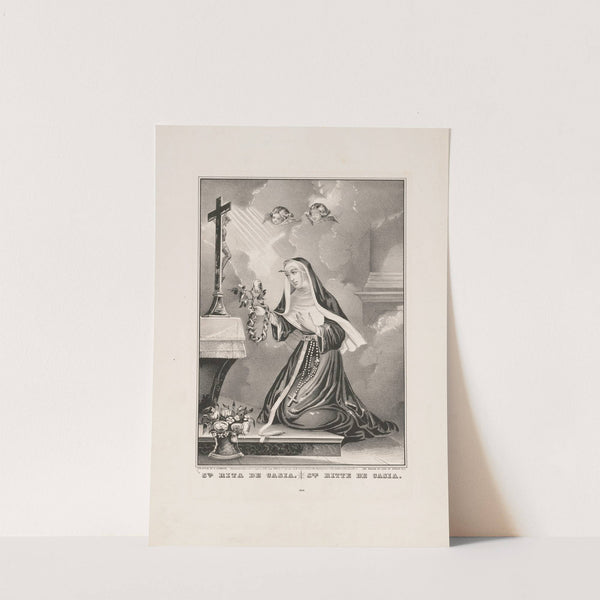 Sta. Rita de Casia (1849) by Currier & Ives.