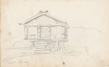 Stabbur, Moen (1844)