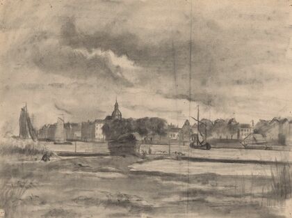 Stad aan een rivier