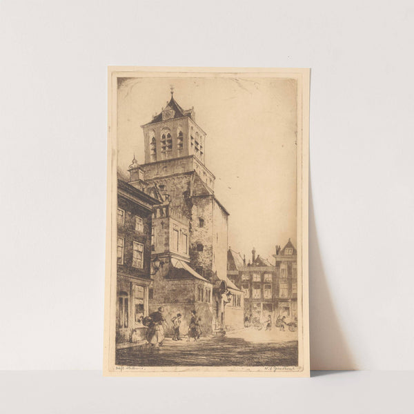 Stadhuis van Delft (1888-1934) by Willem Adrianus Grondhout