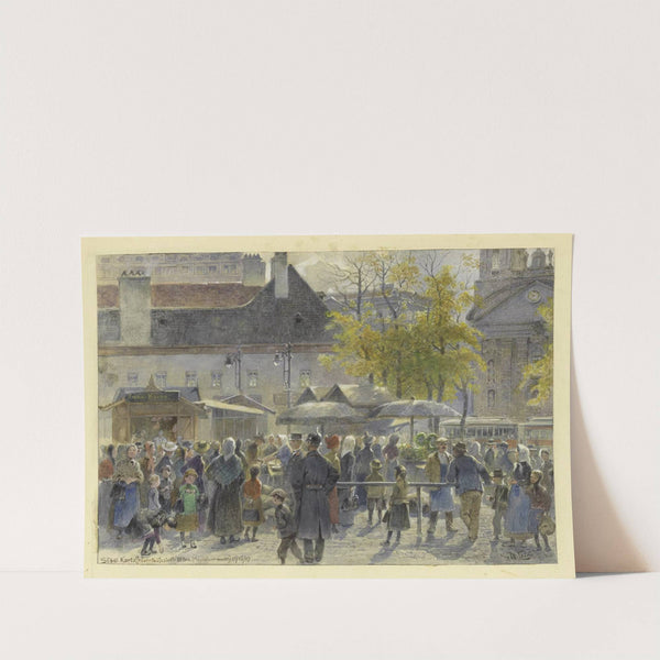 Städtische Kartoffelverkaufsstelle III. Bez. (Augustinermarkt) (1916-1917) by Moritz Ledeli