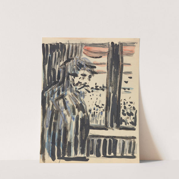 Stående figur   (1909-1910) by Edvard Munch