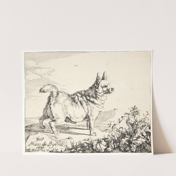 Stående hund, gadekryds by Marcus de Bye