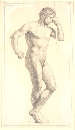 Stående mandlig akademimodel (1832)