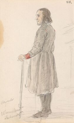 Stående mannsfigur, Likenäs (1852)
