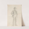 Stående ung mann (1835) by Adolph Tidemand