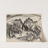 Stafelalp (ca 1917-1918) by Ernst Ludwig Kirchner