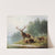 Stag at a Lake (1876) by Moritz Müller