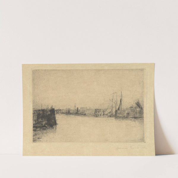 Staketsel - Pier te Oostende by James Ensor