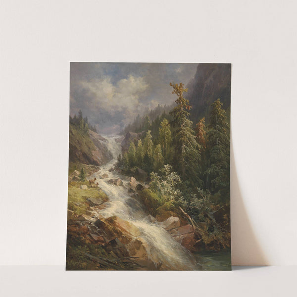 Stalbachfall am Grundlsee by Georg Geyer