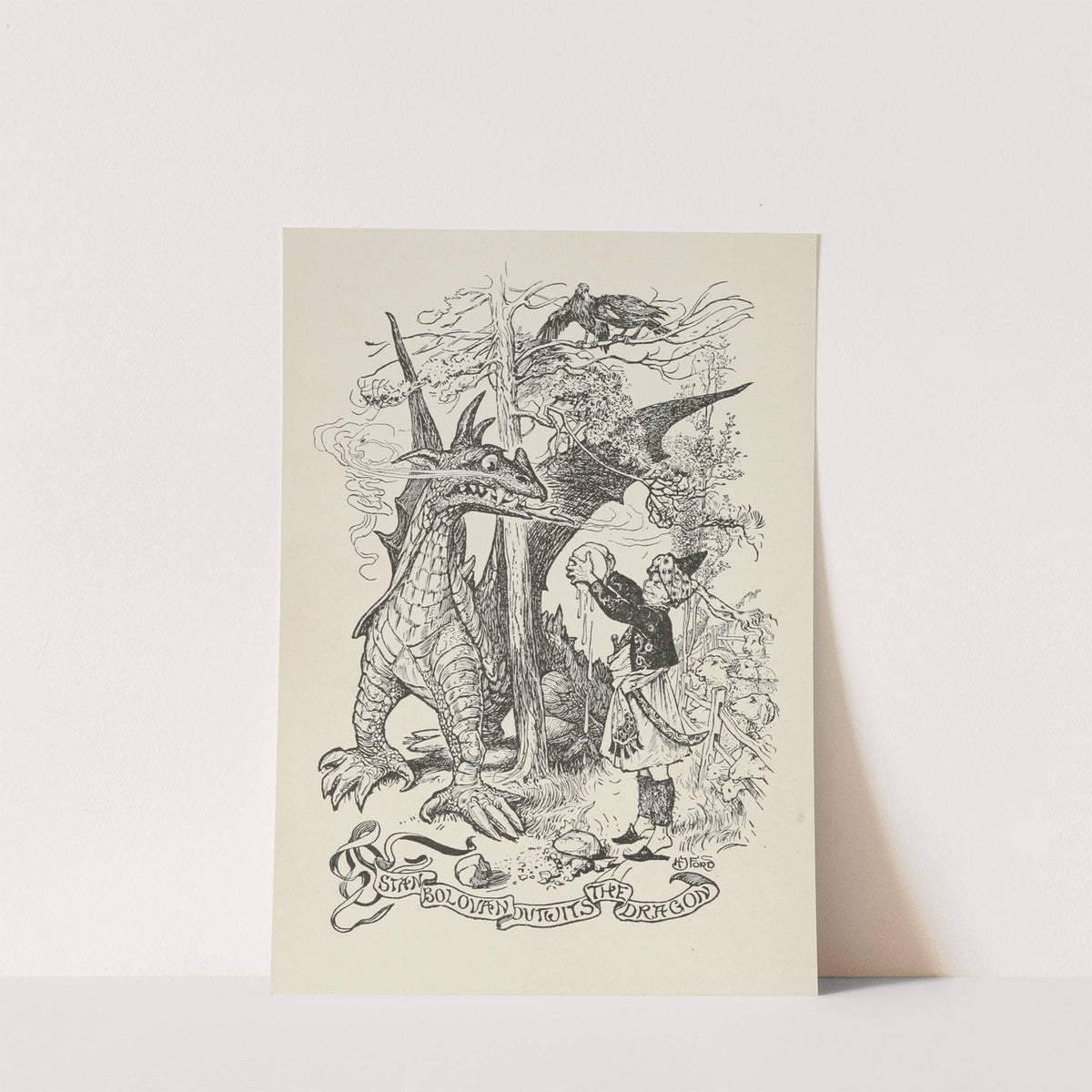 Stan Bolovan outwits the Dragon by Henry Justice Ford