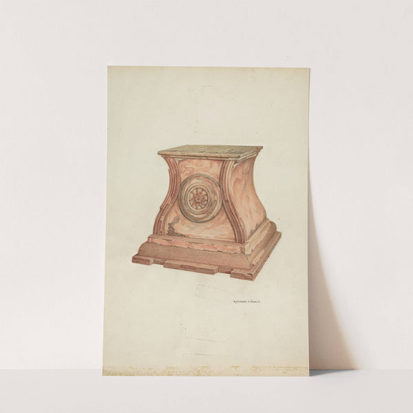 Stand for Baptismal Font by Raymond E. Noble