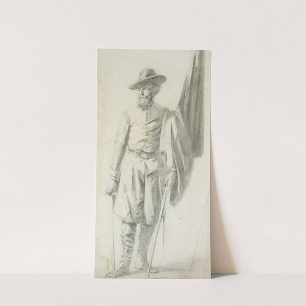 Standard bearer by Petrus van der Velden
