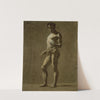 Standing Academic Male Nude (1816) by Eugène Delacroix
