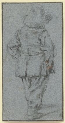 Standing boy from behind