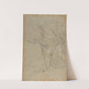 Standing Draped Male Figure by Baldassarre Franceschini