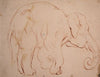 Standing elephant