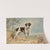 Standing English Pointer, facing right, bird in mouth (1880) by Alexander Pope Jr.
