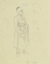 Standing farmwoman