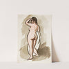 Standing Female Nude by Carl Newman