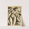 Standing Female Nude by Carl Newman