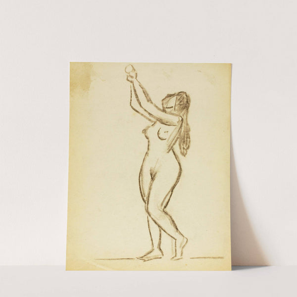 Standing Female Nude by Carl Newman