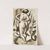 Standing Female Nude by Carl Newman