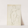 Standing Female Nude by Carl Newman