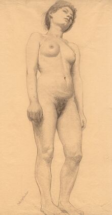 Standing Female Nude