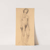 Standing Female Nude by Otto Henry Bacher