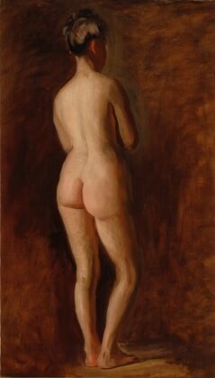Standing Female Nude (back view) — size preview