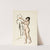 Standing Female Nude with Drape by Carl Newman