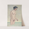 Standing Female Swimmer In Profile (1918) by Félix Vallotton